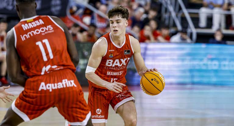 Mario Saint-Supery, con el BAXI Manresa.