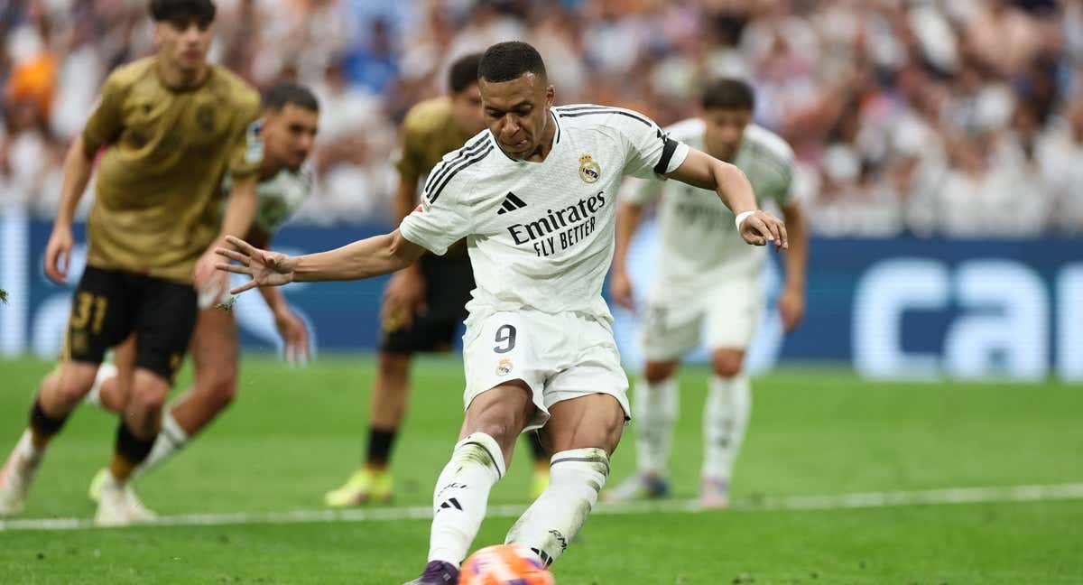 Kylian Mbappé, durante el partido. /REUTERS