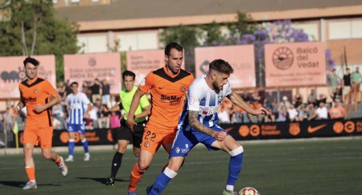 Imagen del partido de este sábado entre Torrent y Talavera. /ABC