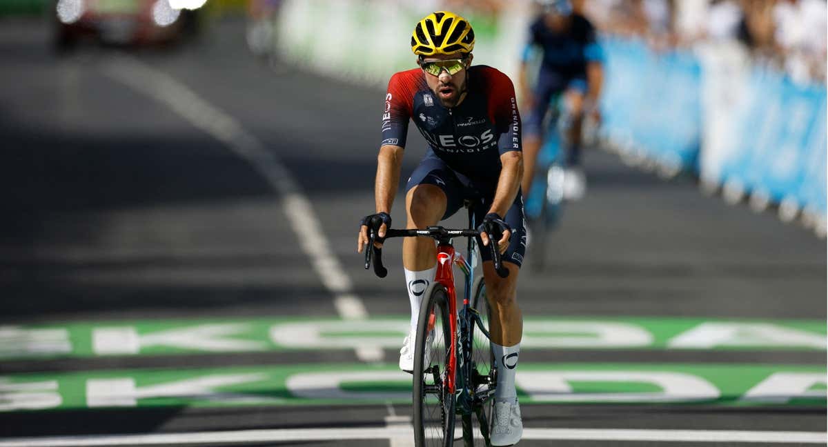 Jonathan Castroviejo en el Tour de Francia 2022. /REUTERS