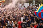 Valencia se tiñe de azulgrana: el Levante celebra su ascenso con una rúa histórica por la ciudad