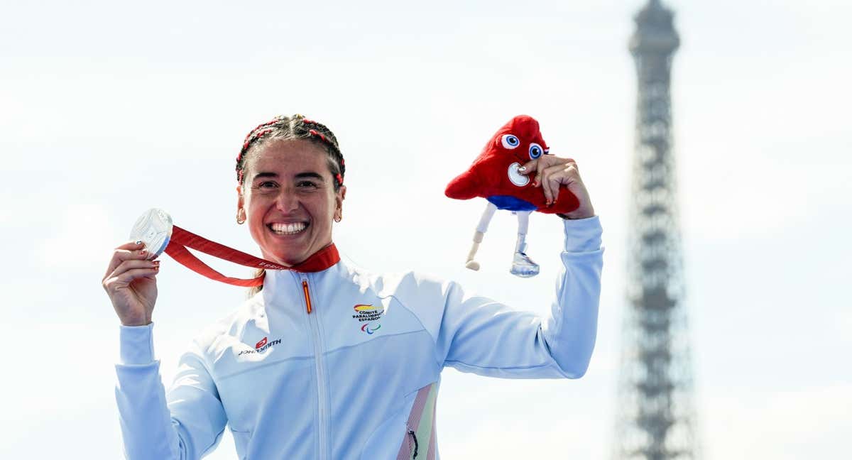 La triatleta Marta Francés, plata en París 2024. /CPE