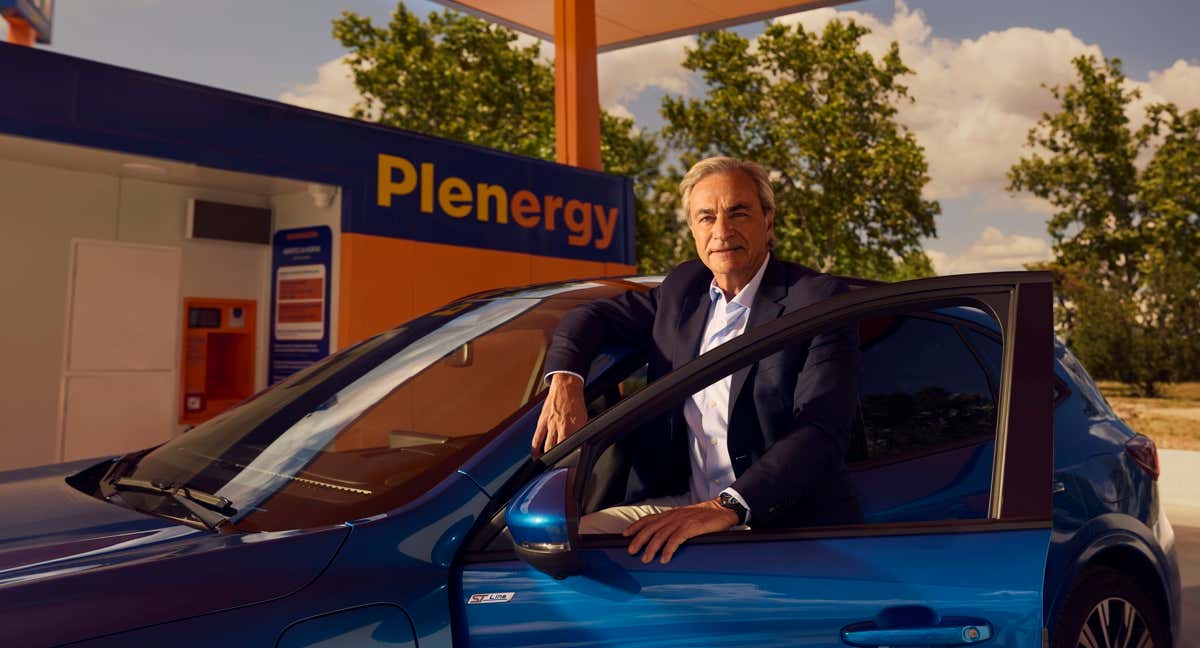 Sainz, posando como embajador./PLENERGY